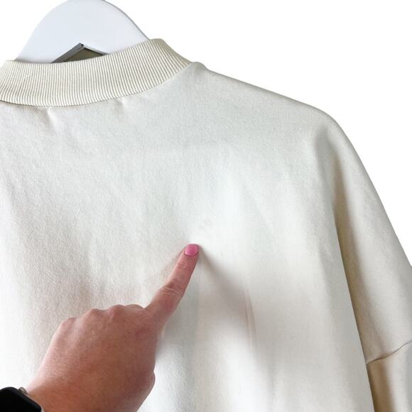 Nap Loungewear Cream Drawsting Pullover Sweatshirt‎ - Picture 9 of 9